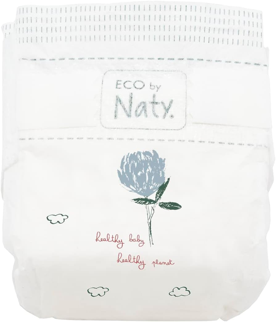 Eco by Naty Pañales Desechables Premium para Pieles Sensibles, Talla 5, 11-25 kg, (1 x 22 piezas)