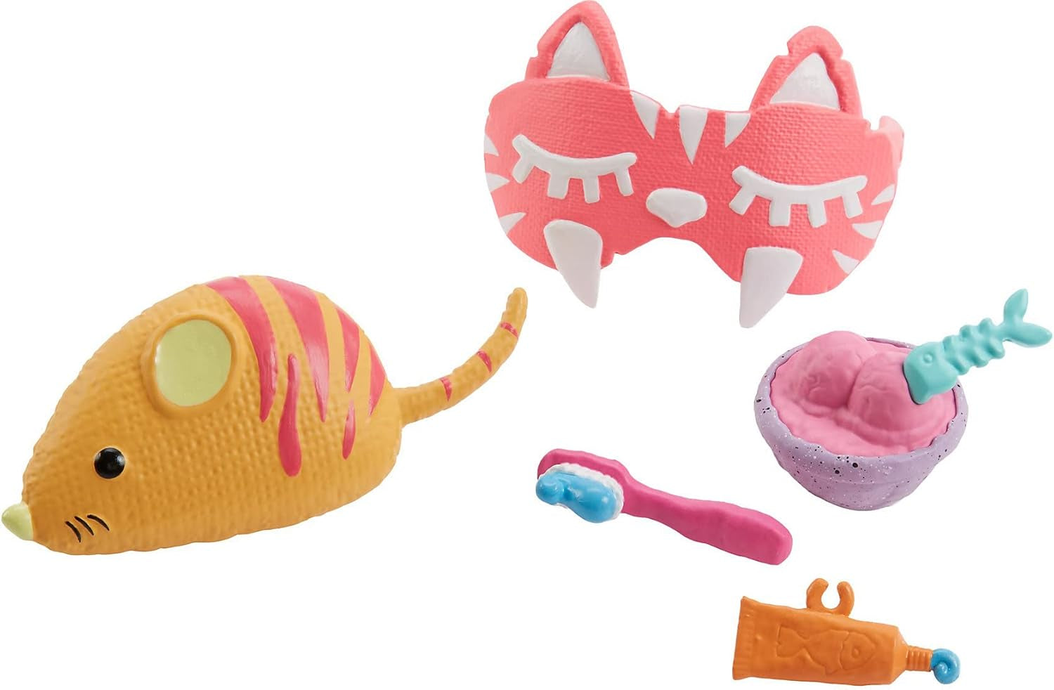 Cave Club GTH02 - Păpușa Roaralai Pijama Party Fun, păpușă articulată cu păr mov și accesorii, cadou pentru copii cu vârsta de 4 ani și peste, multicoloră