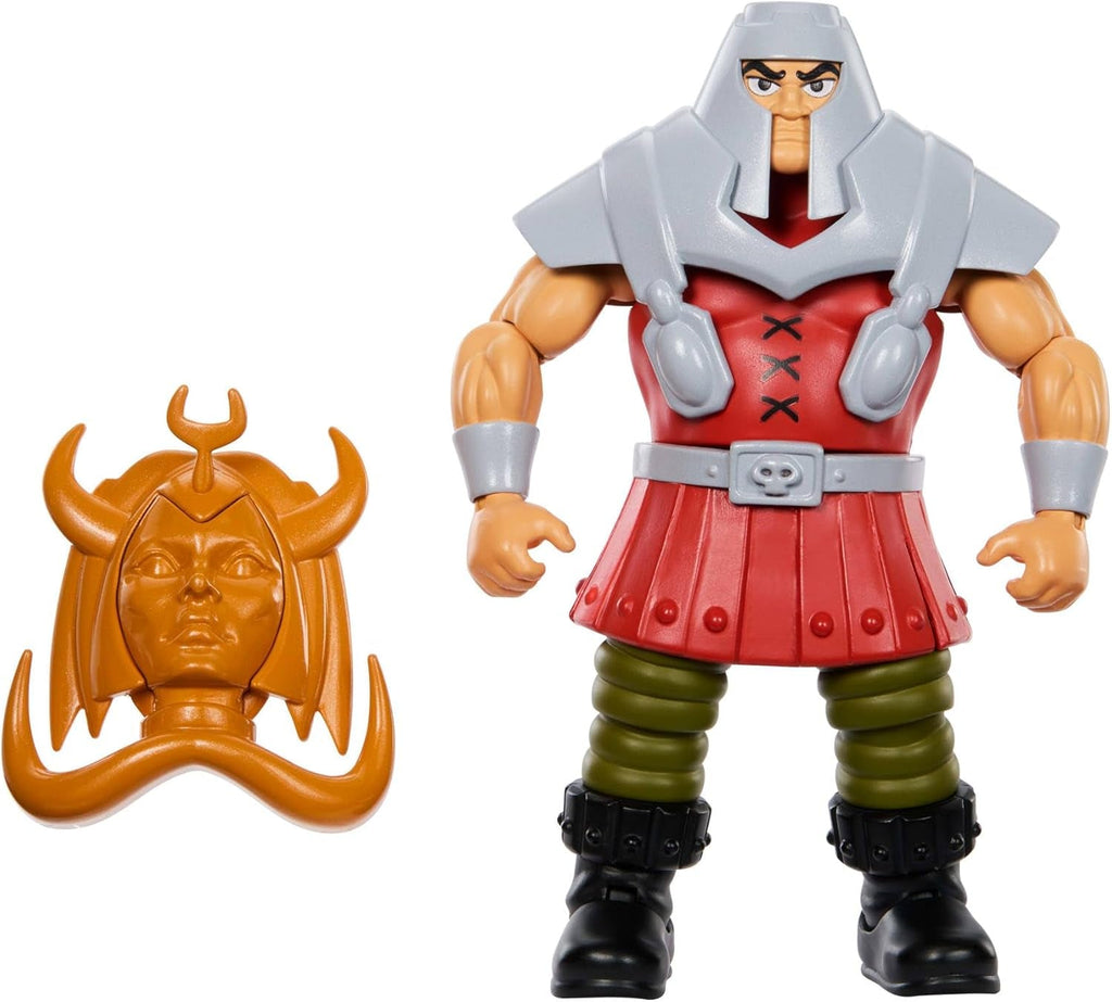 Masters of the Universe Origins Action Figure Ram Man din colecția de desene animate, Aprox. 14 cm înălțime, MOTU Ram Figure din anii 1980 TV, Design detaliat și accesorii, JBM77 Action figures Naty Shop Titlu implicit