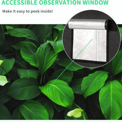 Tienda de Cultivo Tienda de Cultivo de 80x80x180cm con Bandeja Base Impermeable Extraíble Tamaño Ideal para Hidroponía