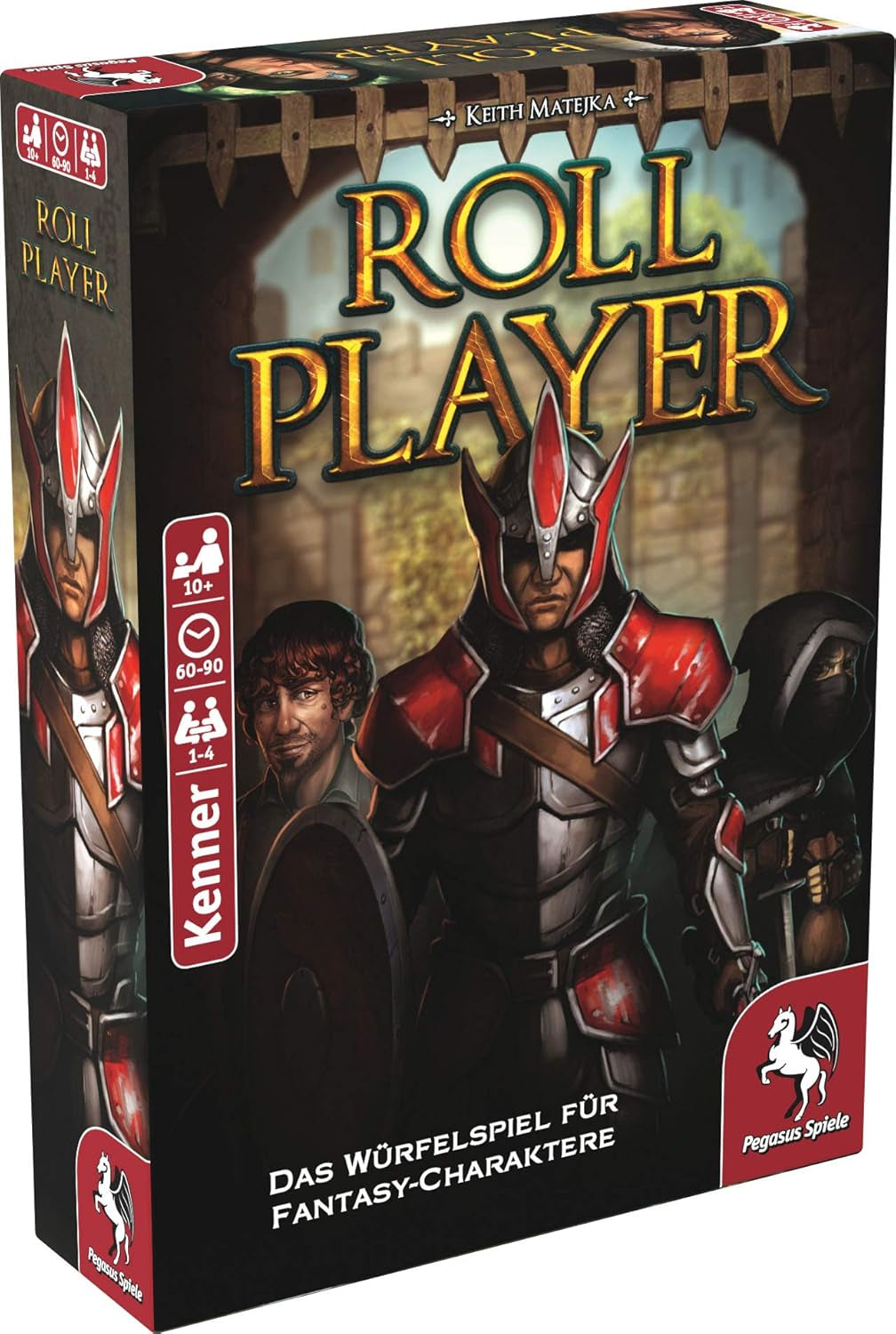 Pegasus Spiele 51305G - Roll Player (edición alemana), coloreado