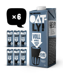 Oatly Haferdrink 2,8% Fett - Paquete con 6 (6 x 1 Litro)