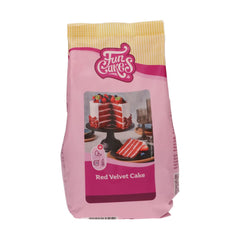 Mezcla de Funcakes para pastel Red Velvet: Einfach Zu Berübenender, Schön Weicher Und Flauschiger Kuchen Mit Leichtem Schokoladengeschmack, Auch Für Cupcakes Aus Rotem Samt Geeignet, Halal. 500 G. Mezcla para hornear y cocinar Naty Shop 500 G (1Er Pack)