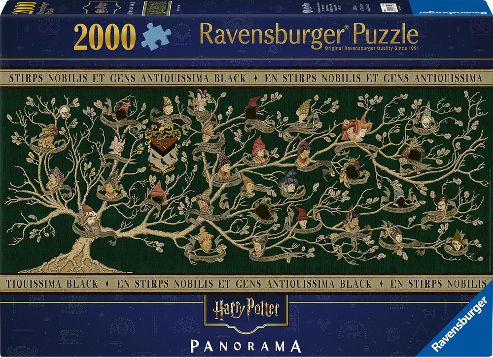 Ravensburger Puzzle 17299 - Árbol genealógico - Puzzle panorámico de Harry Potter de 2000 piezas para adultos y niños a partir de 14 años Puzzle Naty Shop