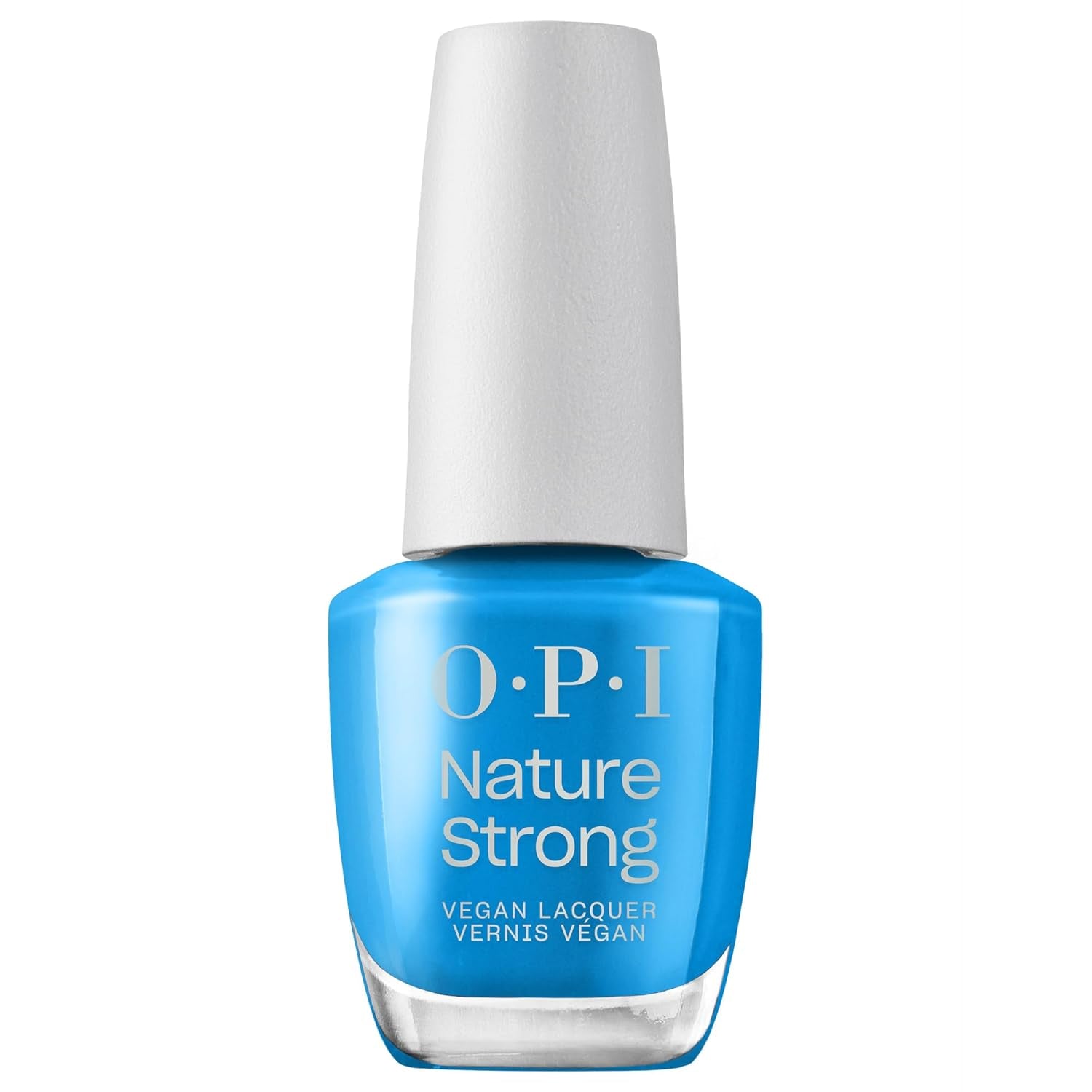 OPI Nature Strong Fresh as a Blue Daisy - Esmalte de uñas azul - Brillo intenso y duración de 7 días | Color duradero para tus uñas | 15ml