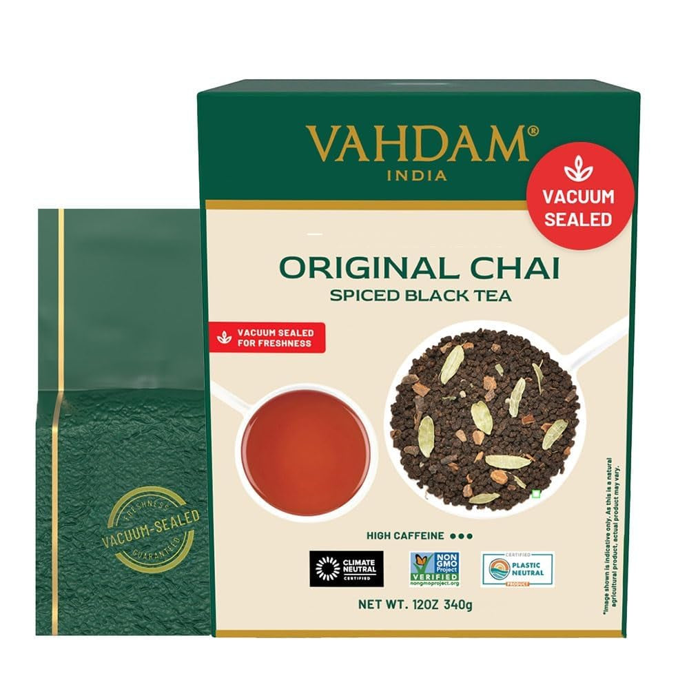 VAHDAM, ceai verde Himalayan (100 g) Ceai verde 100% pur din Himalaya | Fără gluten | Direct de la sursă din India | Preparare fierbinte/rece | Ceai verde vrac