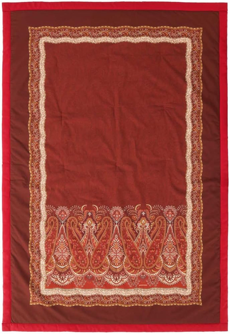 BASSETTI algodón cuadros SABBIONETA color AZUL B3 medida 135X190 Edredones y edredones Naty Shop Burdeos 135X190