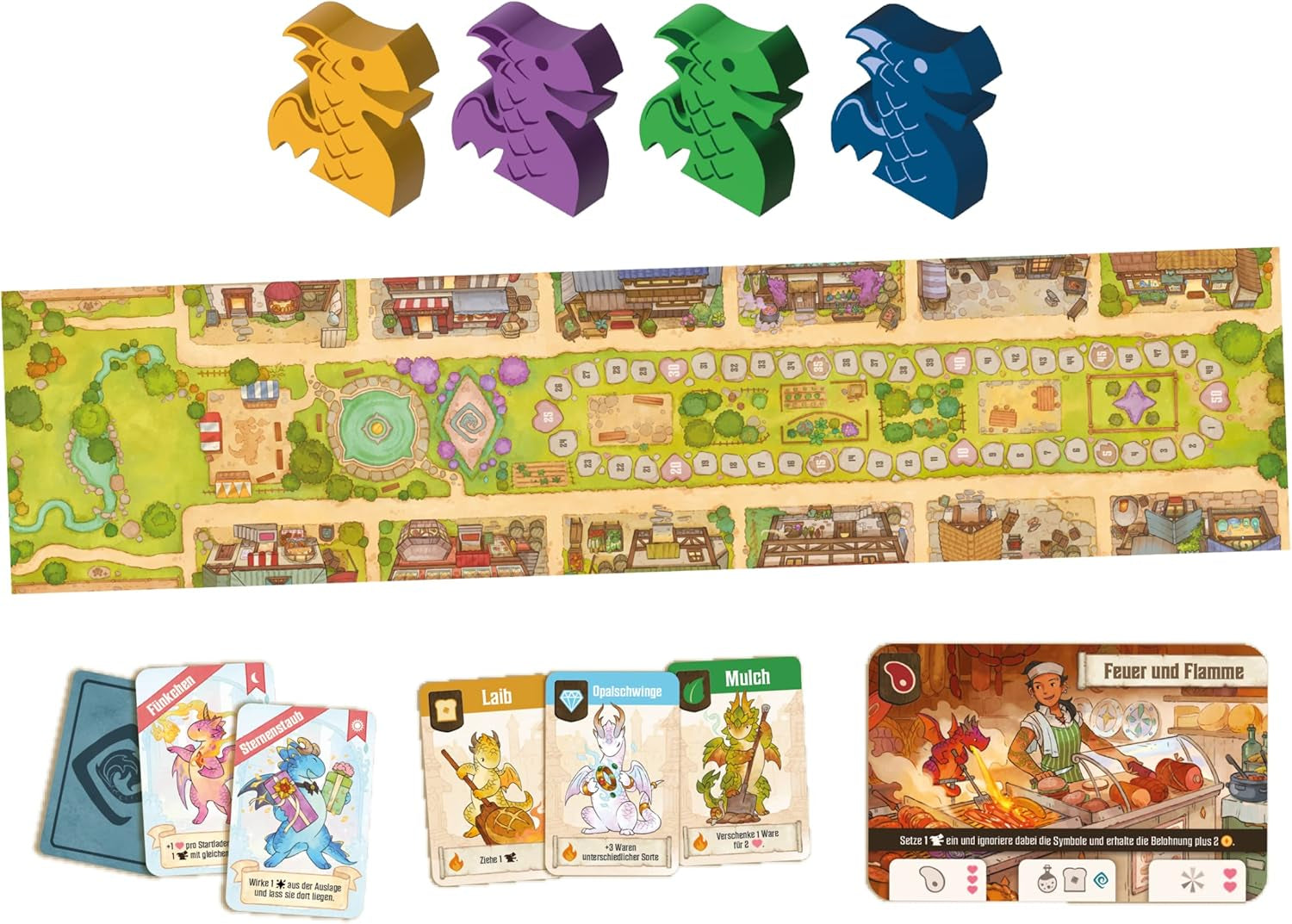 Alchimie din carton, Flamecraft, joc de familie, joc de societate, 1-5 jucători, vârste 12+, 60 de minute, germană, multicolor, colorat