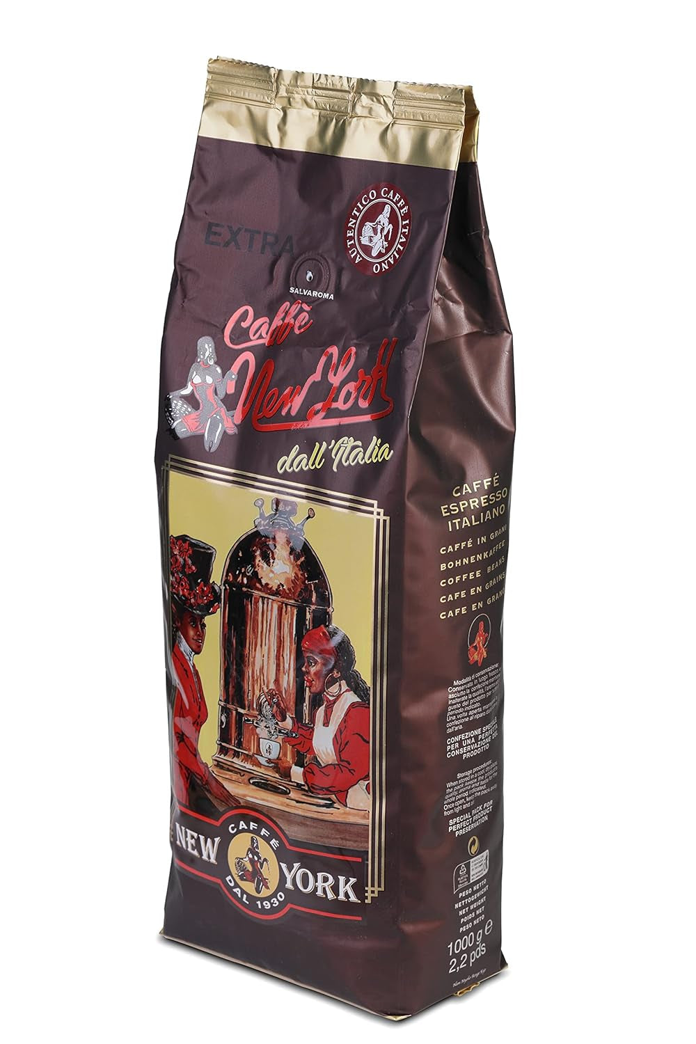 Caffè New York - EXTRA - Cafea boabe întregi - 1000g