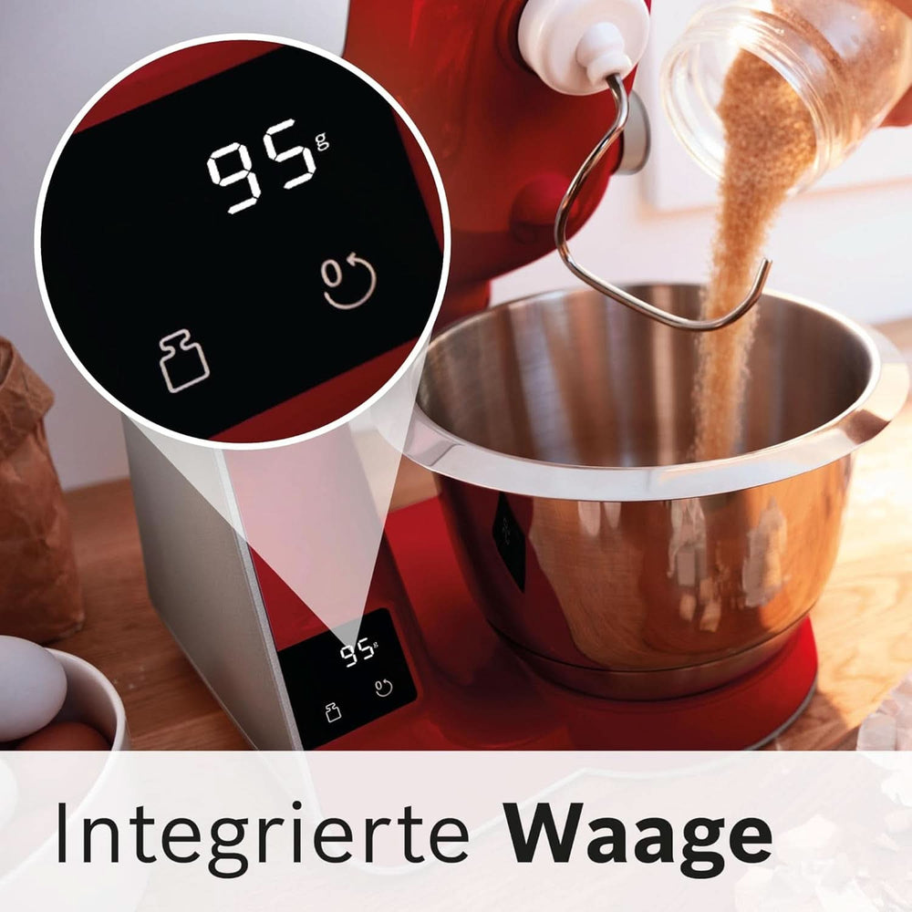 Robot de cocina Bosch Serie 4 MUM5X720, báscula integrada, bol acero inoxidable 3,9L, batidora 1,25L, 1000W Accesorios Alimentación y Lactancia Bebe Naty Shop