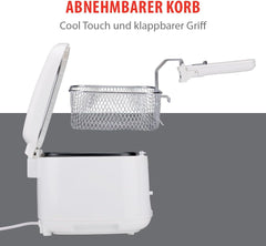 Freidora Alpina 2,5L DF-165, 1800W - Temperatura regulable hasta 190°C Electrodomésticos Naty Shop