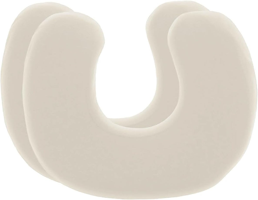 Față de pernă neagră, pachet dublu, perfectă pentru pernele de gât ANDAR, bumbac maco (jersey dublu), fără călcare și uscare cu tambur, set de 2 fețe de pernă cu fermoar, certificat Oeko-Tex Perne ortopedice cervicale Naty Shop Ivory-alb / Ivory