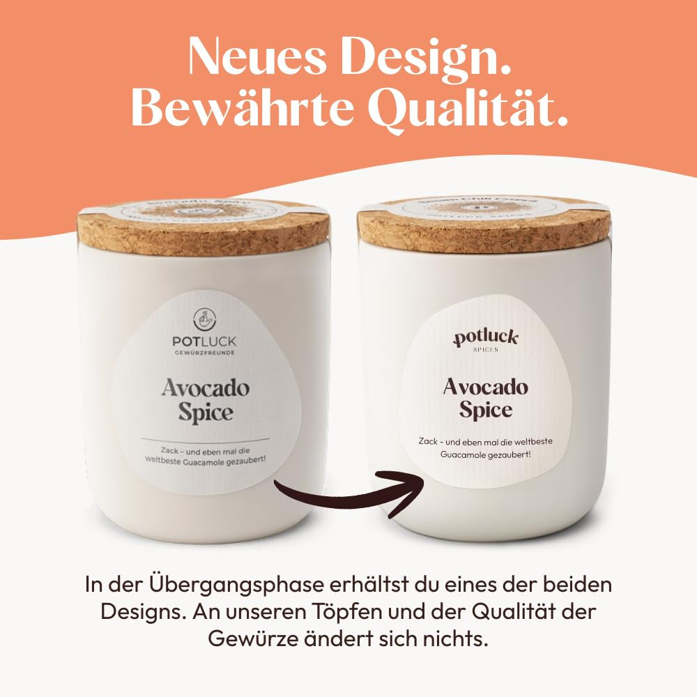 Potluck | Steak-Pfeffer exotisch | Gewürzzubereitung im Keramiktopf | 80g | Vegan, glutenfrei und mit natürlichen Inhaltsstoffen