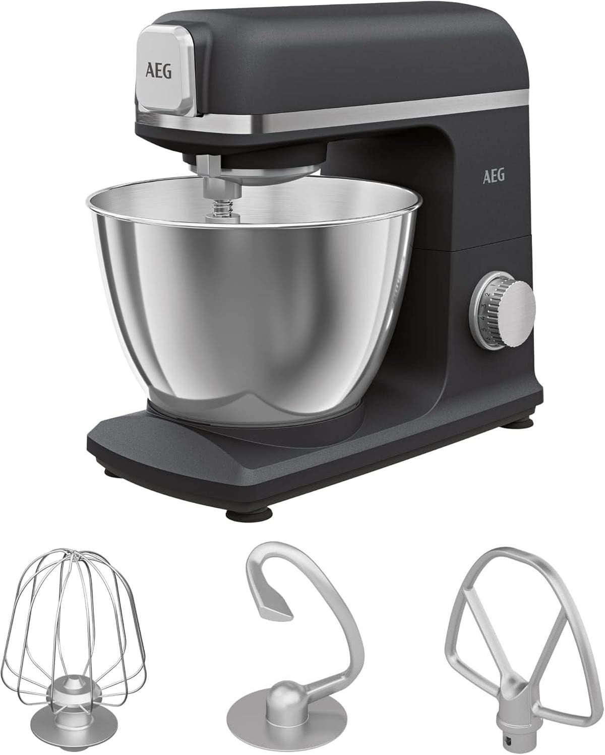 AEG KM5-1-4BPT Robot de bucătărie / + accesorii / 1200 W / 6 setări de viteză Mama si Copilul Naty Shop