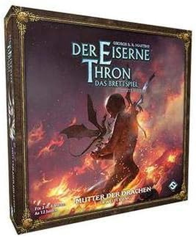 Fantasy Flight Games, Throne of Iron: The Board Game 2nd Edition - Mother of Dragons, Expansión, Juego experto, Juego de estrategia, 3-8 jugadores, Mayores de 14 años, 180 minutos, Alemán