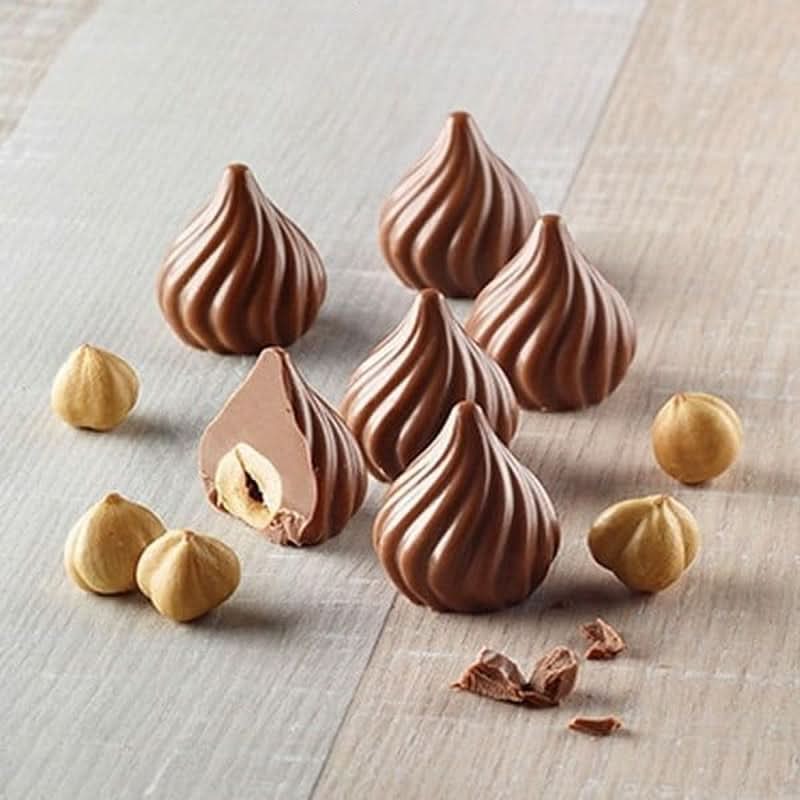 Silikomart 199384, Matriță 3D pentru ciocolată Flacără Bucatarie Naty Shop