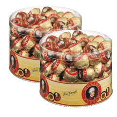 Mozartkugeln – Originales de Austria – Chocolates finos con turrón y mazapán – 825g (1 paquete)