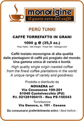 Boabe de cafea Arabica Peru Tunki - 1 Kg