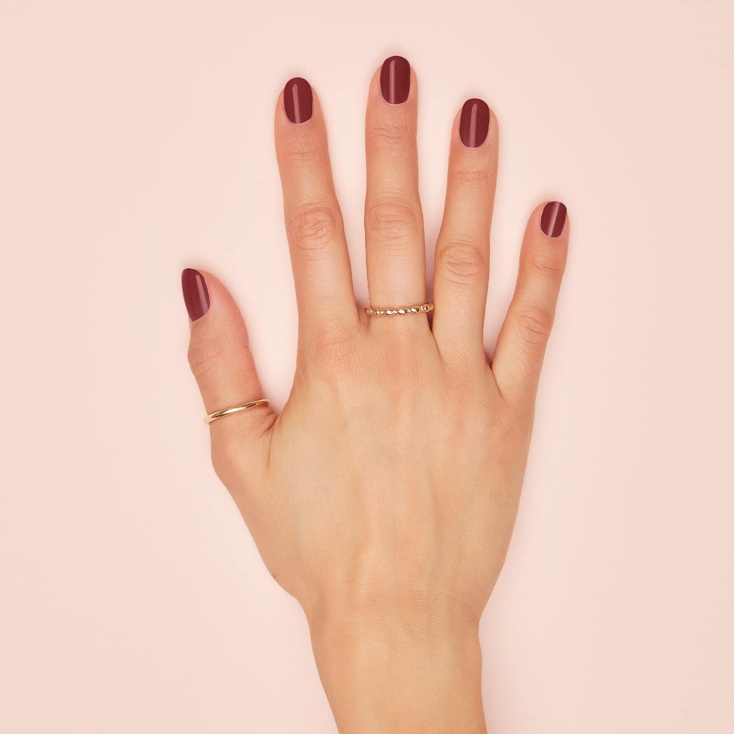 Esmalte de uñas semipermanente Milano Professional, núm. 21 Borgoña, efecto voluminizador, duradero, para uñas intensas y brillantes, 4,5 ml