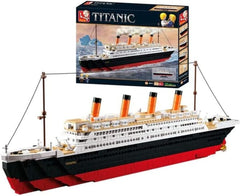 Sluban Klembausteine ​​​​Sluban SL95337, Großer Bausatz (1012 Teile) [M38-B0577], Spielset, Klembausteine, Schifffahrt, mit Spielfigur, Titanic, Mehrfarbig