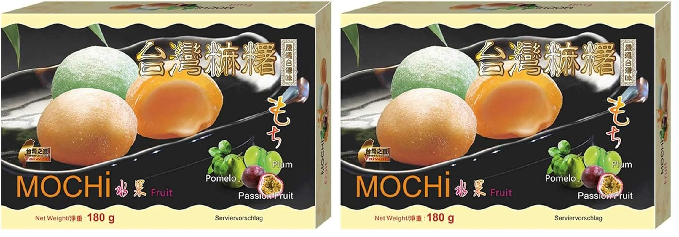Mochi, mezcla de frutas, 1 x 180 g