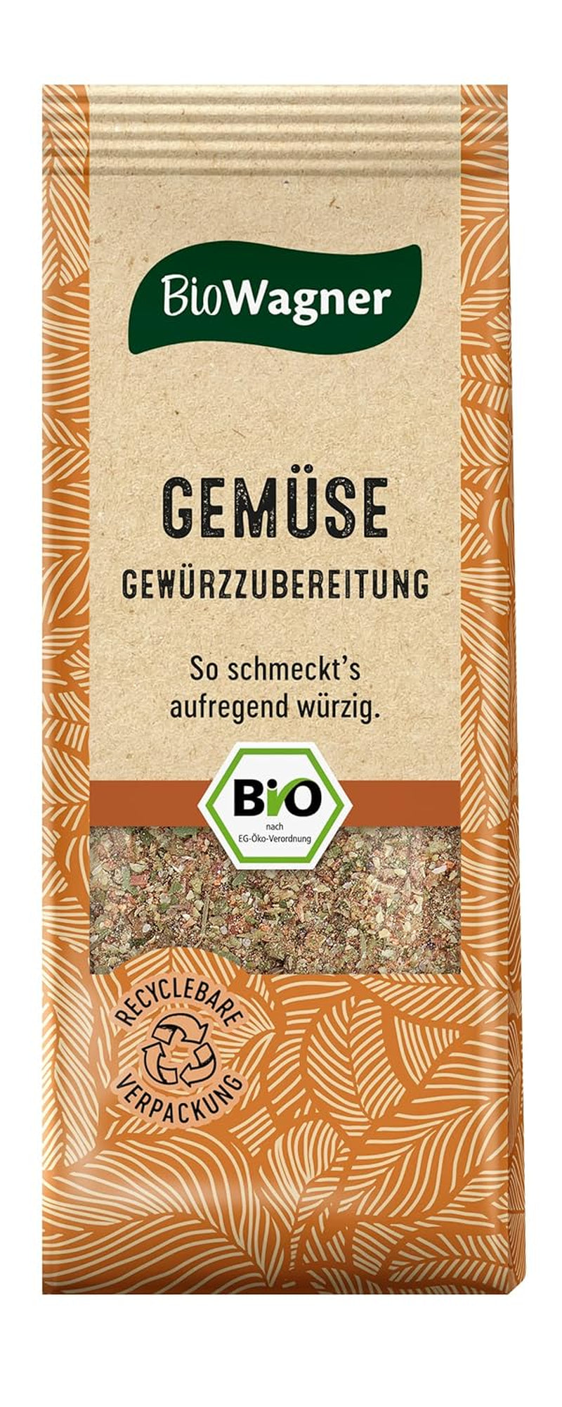 BioWagner - Bio Ras el Hanout, Gewürzmischung für orientalische und arabische Gerichte, ideal para cuscús, tajine o hummus, naturbelassene Bio-Zutaten, embalaje reciclable, 50 g