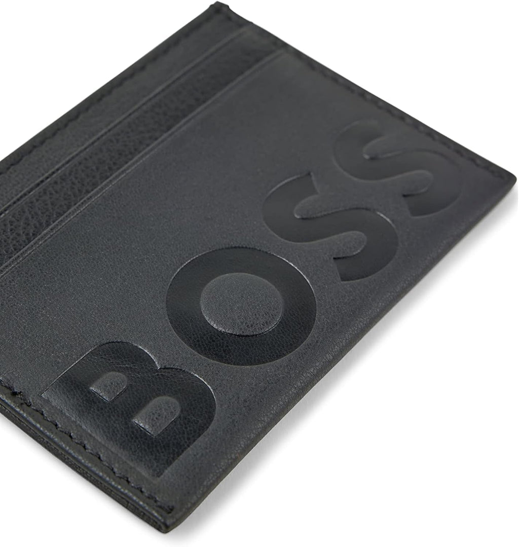 BOSS Hugo Bărbat Big Bb_s Cardholder, Black1, ONESI EU Portofel Barbati Naty Shop
