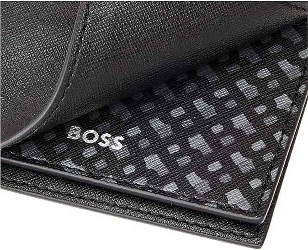 BOSS Zair_S_New_C_Holder Portcard pentru bărbați, negru1 Portofel Barbati Naty Shop