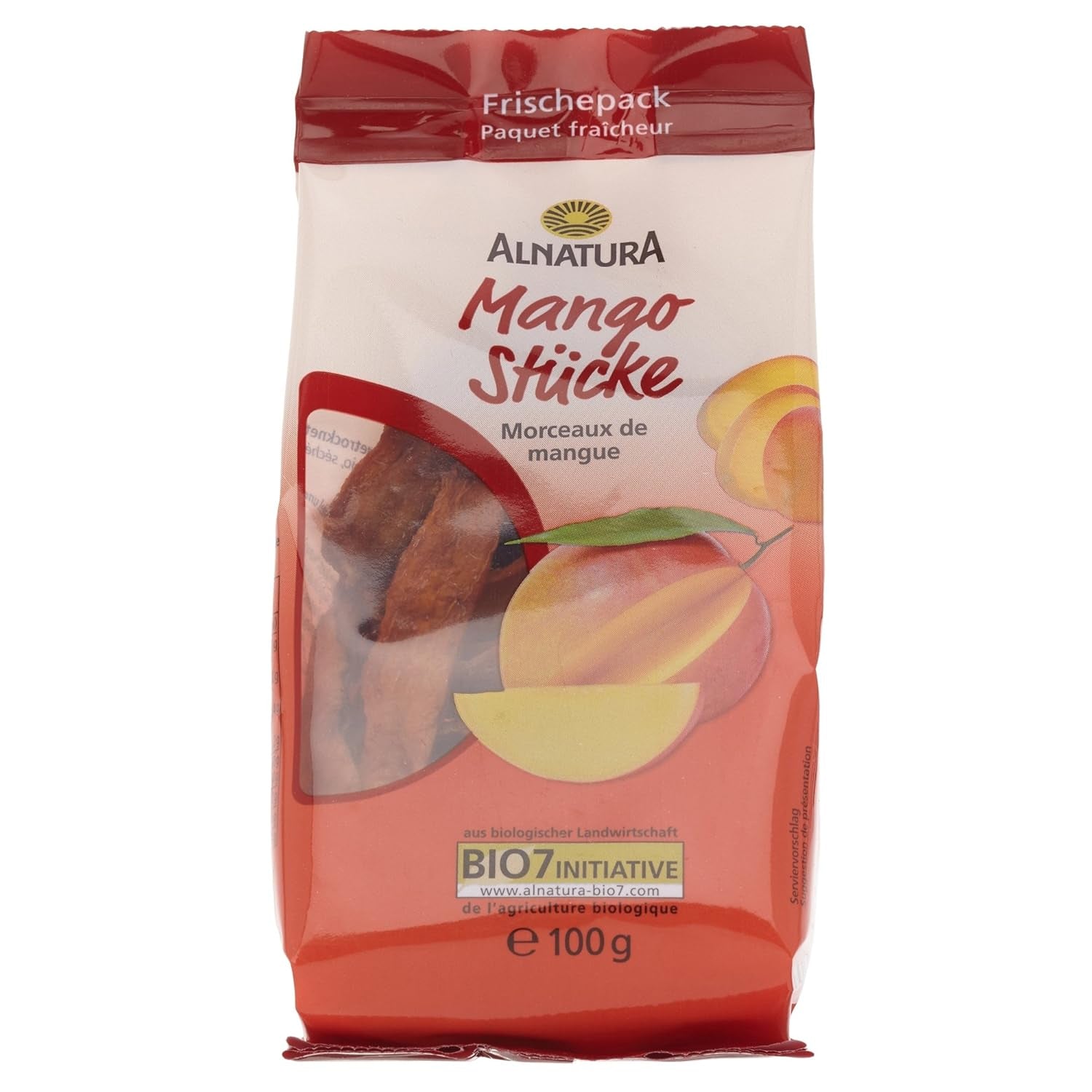 Bucăți de mango organic uscat, 100g Produse deshidratate Naty Shop Titlu implicit