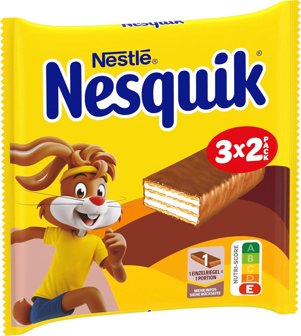 Nestlé Crunchy Waffle Delicious Milk Chocolate Waffle Bar Multi Pack 1 paquete (3x26g cada uno)