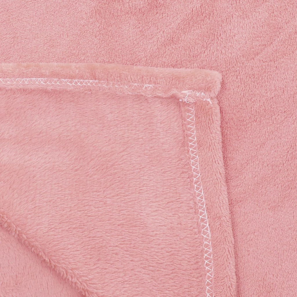 HOMLA Pătură roșie din fleece pufoasă și caldă - pentru canapea și pat Pătură confortabilă Pătură de canapea Pătură de living - ușor de întreținut 150 X 200 cm Roz Paturi si Cuverturi Besuche den HOMLA-Store