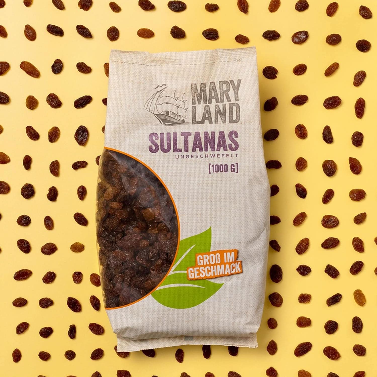 Maryland Sultanas, Pasas deshidratadas, naturalmente dulces, sin azúcares añadidos - sin conservantes, 1 Kg Productos deshidratados Naty Shop