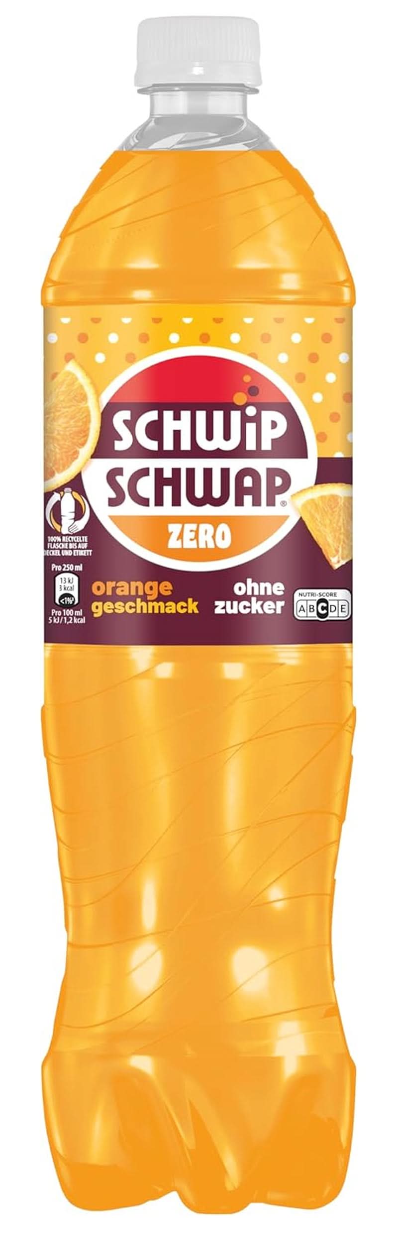 Schwip Schwap Zero Orange, băutură răcoritoare cu aromă de portocale, set 6 x 1,25 litri Bauturi fara alcool Naty Shop Versiunea Clasica