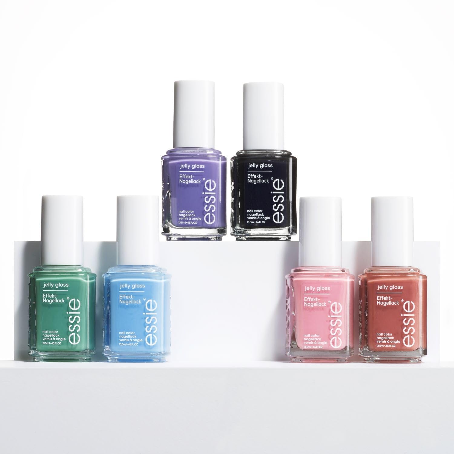 Esmalte de uñas Essie – N° 60 blush jelly, color de esmalte de uñas rosa, colección Essie Jelly Gloss, 13,5 ml