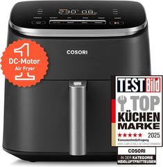 Kosori Turboblaze Hot Air Fryer Airfryer, 9 en 1, 6 litros, silenciosa Naty Shop Electrodomésticos Gris oscuro Turboblaze