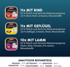 animonda vom Feinsten Senior, hrană umedă pentru pisici mai în vârstă de la 7 ani, varietate pentru pisici mai în vârstă, 32 x 100 g