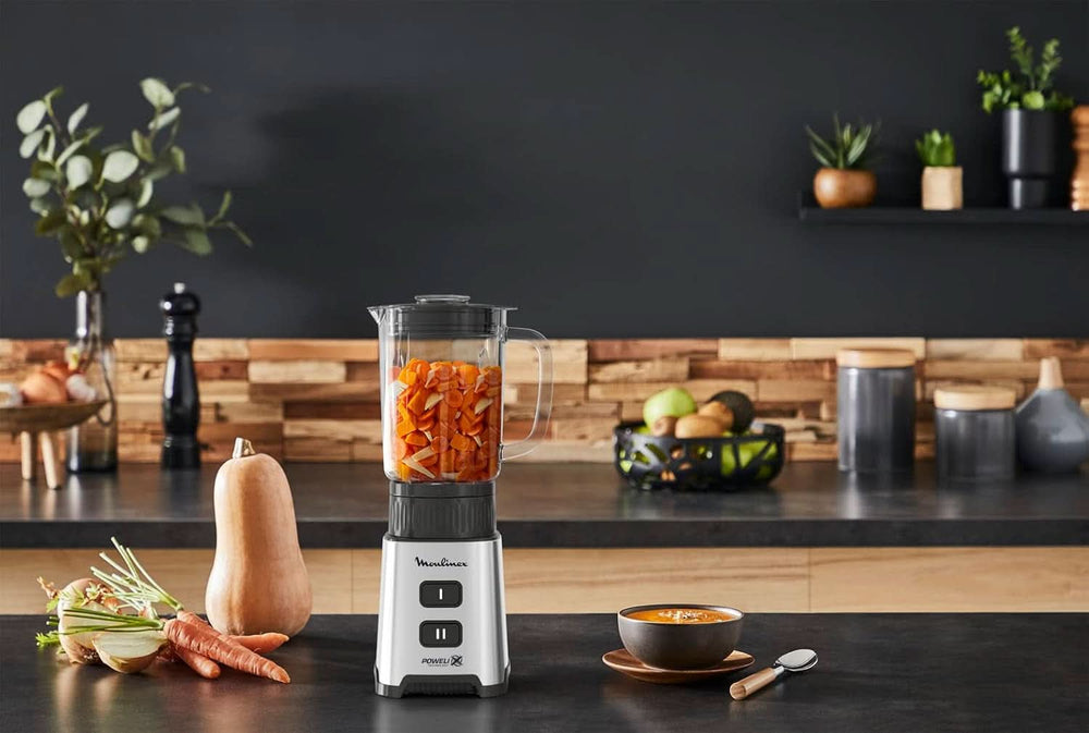 Batidora Pulseo LM17GD, 400 W, 4 Cuchillas, 700 Ml, Vaso Portátil 600 Ml Cocina Naty Shop