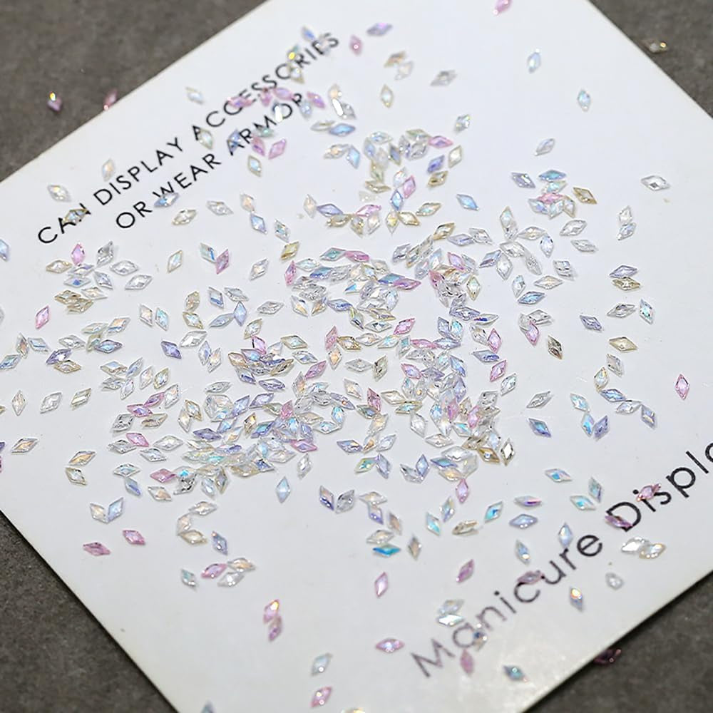 50 de piese mici zirconiu romb sclipici pietre unghii brelocuri culori mixte strasuri sclipitoare farmece unghii mini romb unghii cristale unghii diamante strasuri unghii farmece accesorii unghii nail art