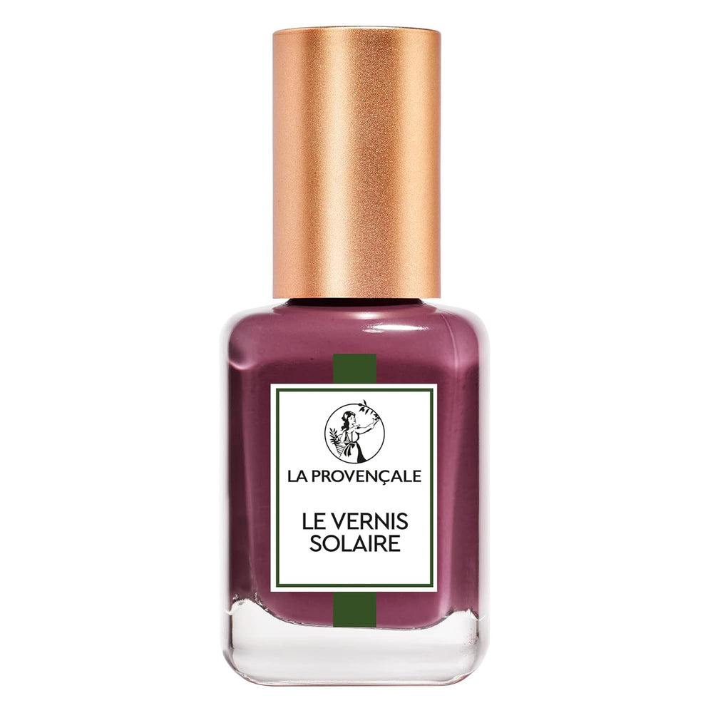 Maquillaje – Le Vernis Solaire – Esmalte de uñas de larga duración – Enriquecido con aceite de oliva orgánico AOP Provence – Acabado brillante – Tono Lavanda