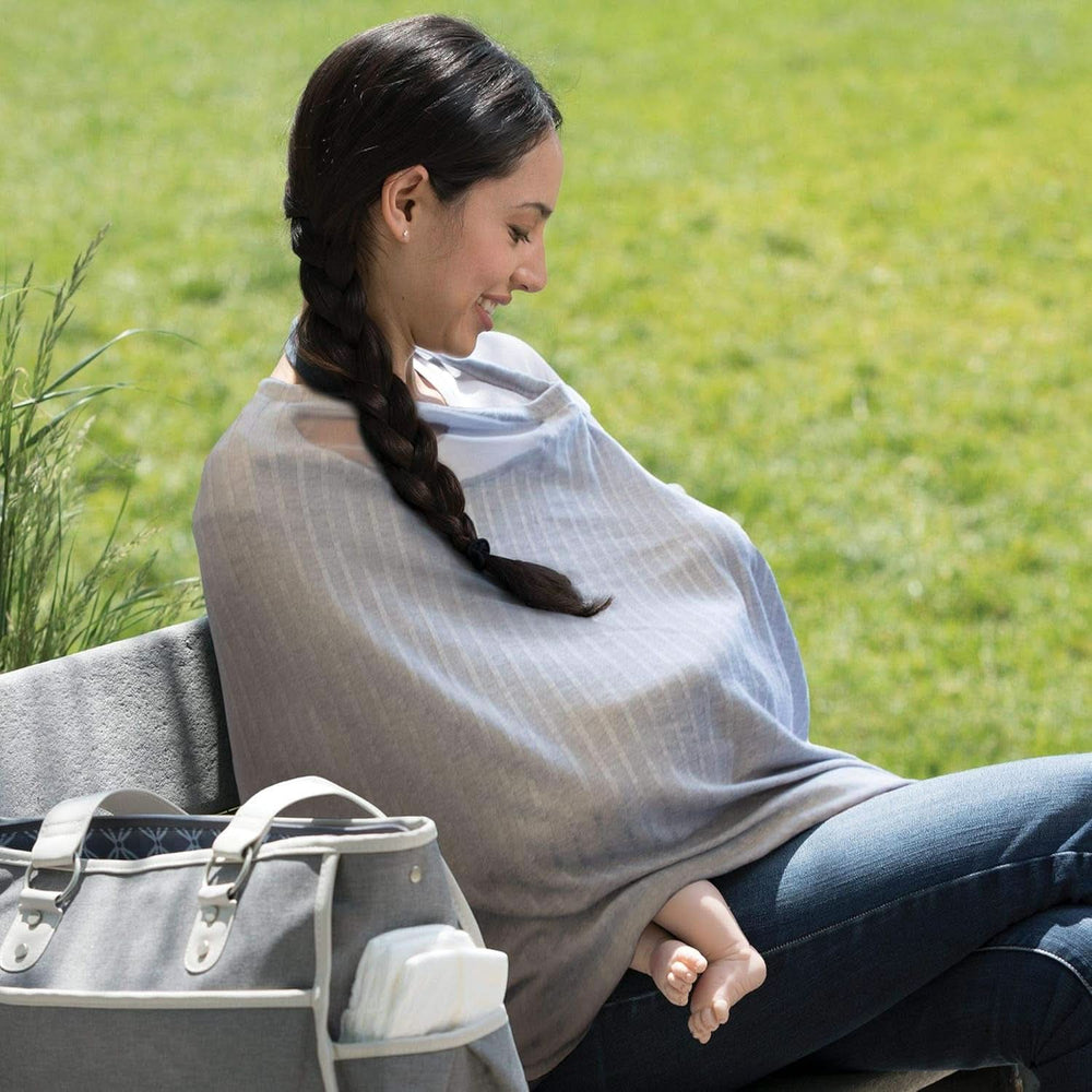 Chicco - Pañuelo de lactancia Boppy Infinity 17 Cm gris Accesorios Alimentación y Lactancia Bebe Naty Shop