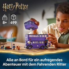 LEGO Harry Potter Adventures With The Travelling Knight, set de construcție cu 5 minifigurine, inclusiv Ernie Prang, Stan Shunpike & Padfoot, jucărie de autobuz pentru fanii lumii vrăjitorilor, băieți și fete de la 8 ani 76446 Seturi de constructie Besuche den LEGO-Store