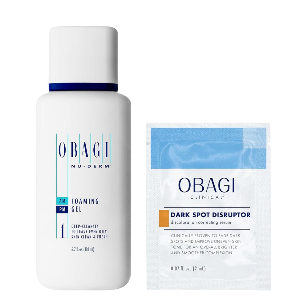 OBAGI Nu-Derm, Gel Limpiador para Pieles Normales, Grasas o Sensibles Cosmética y Belleza Naty Shop 198 ml + Muestra Serum