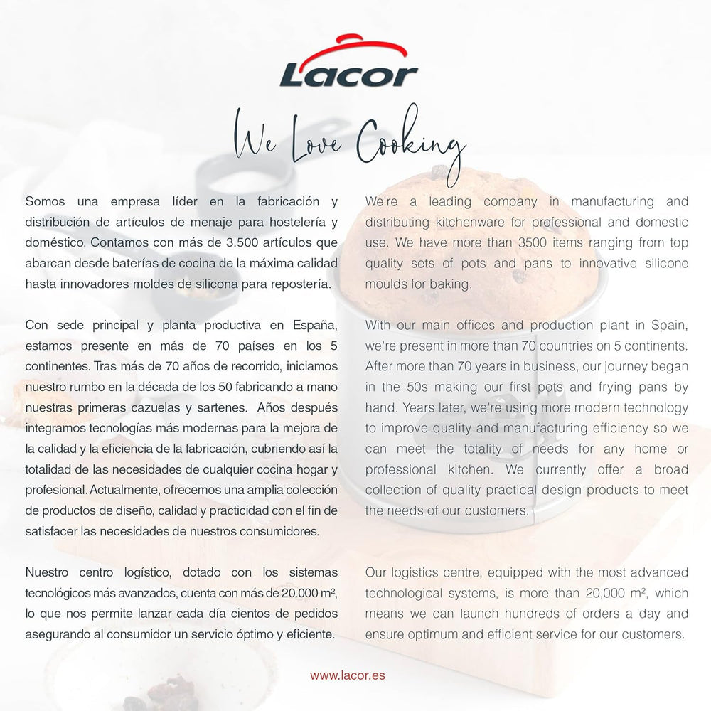 Molde para panettone, desmontable, acero al carbono, antiadherente, diámetro 16 cm, volumen 2 litros Moldes y bandejas para hornear Naty Shop