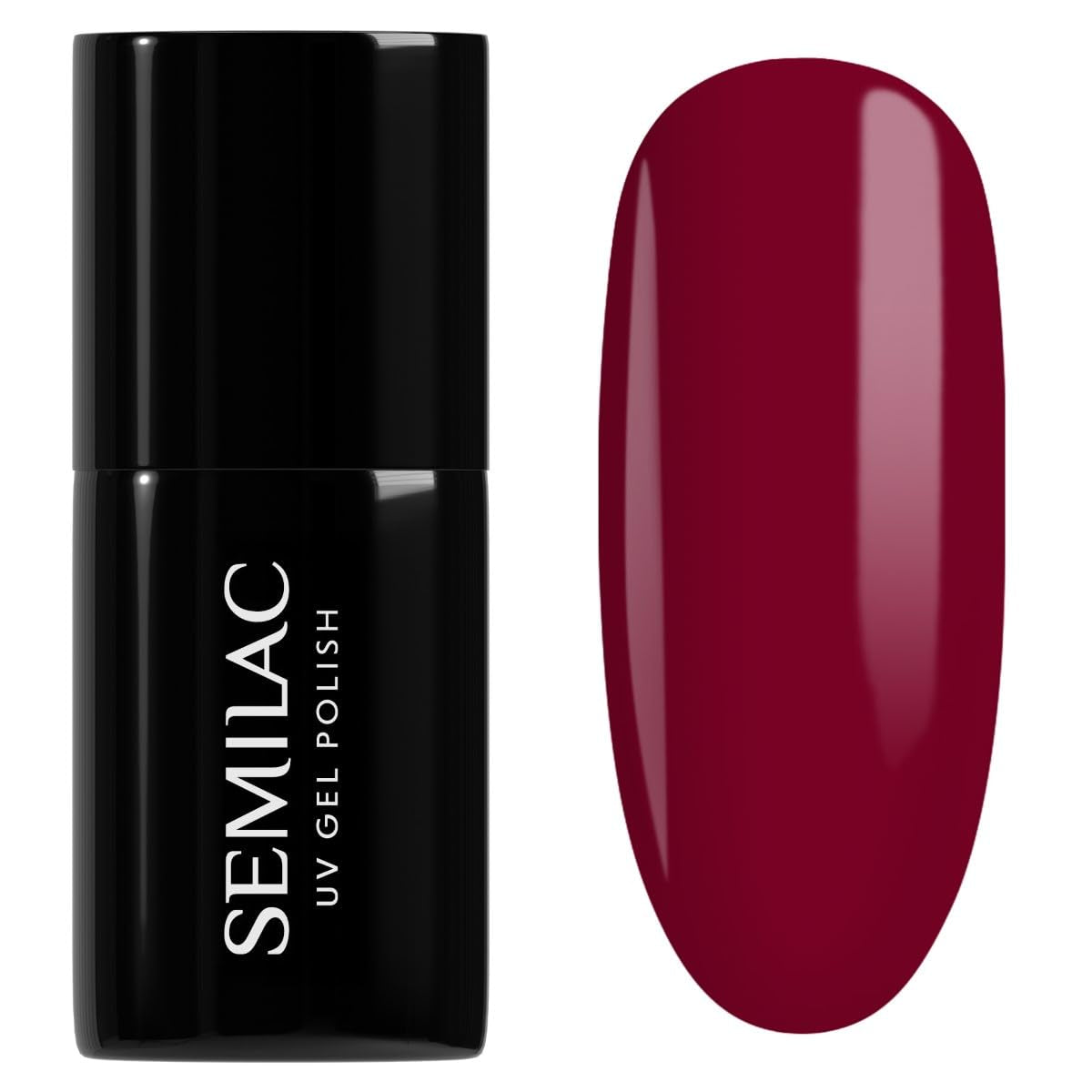 Semilac UV Nagellack Hybrid 404 Muffin de Frijoles Negros 7ml Kollektion Sabores de Otoño