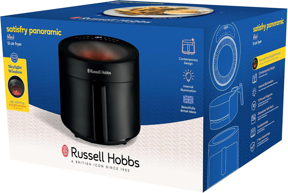 Russell Hobbs Airfryer, 5 litros, 10 programas, ventana Naty Shop Electrodomésticos