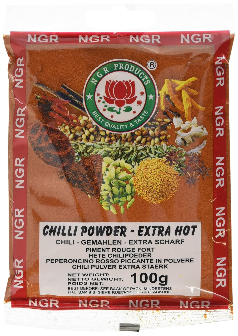 Chile en polvo, extra picante, 100 g (1 paquete de 100 g)