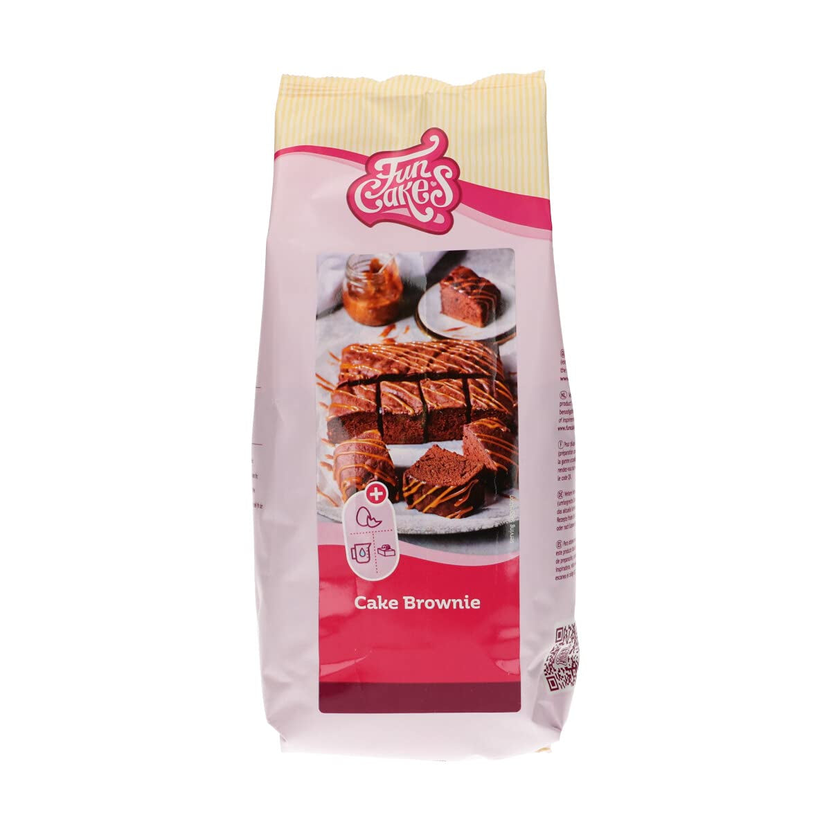 Funcakes Mix Para Pastel Brownies: Einfach Zu Berübenen, Für Brownies Und Schokoladenkuchen Mit Reichem Schokoladengeschmack, Halal., 1 Kg Mezcla para hornear y cocinar Naty Shop Default Title