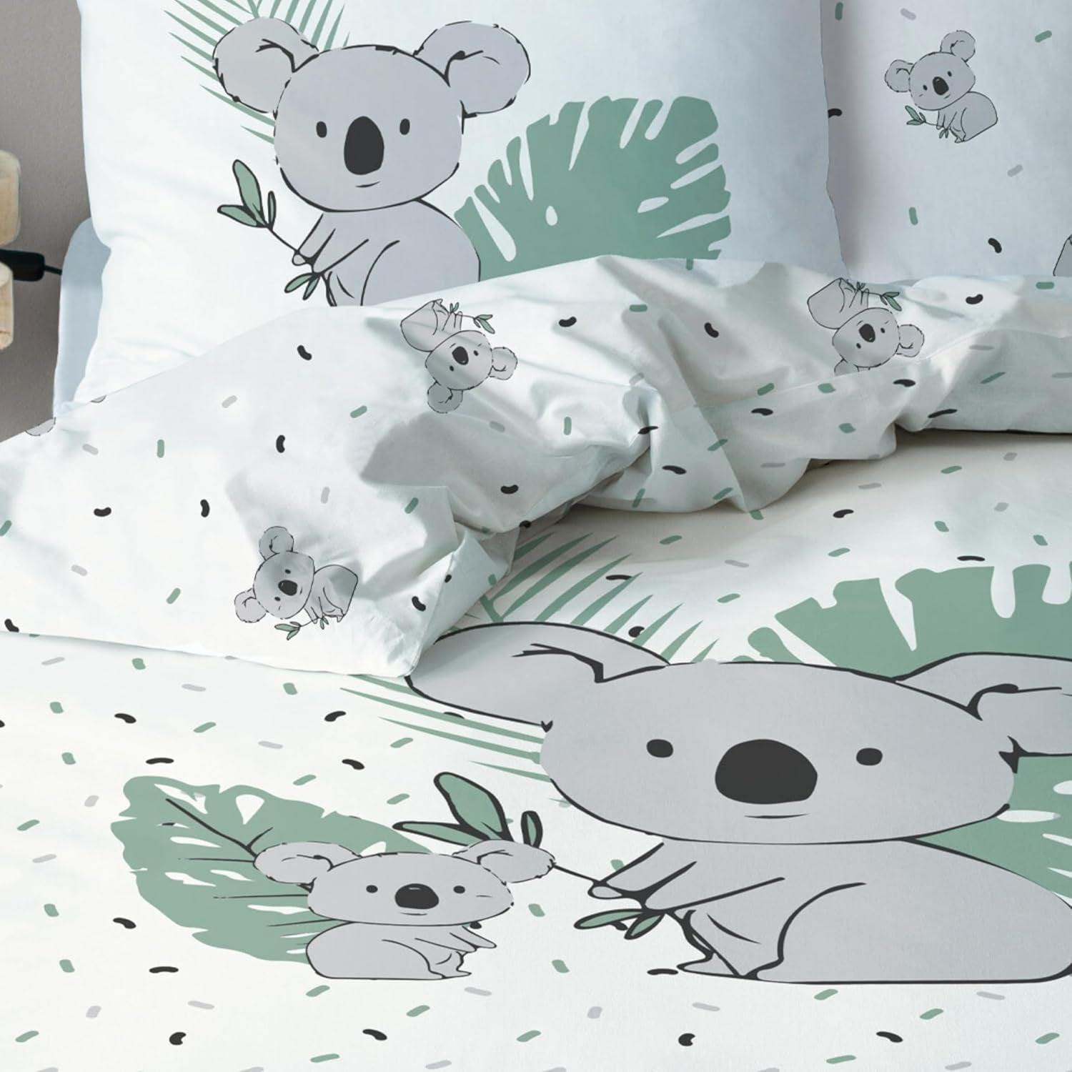 Ropa de cama infantil, Oso Koala, unisex, 100% algodón Ropa de cama - infantil Naty Shop