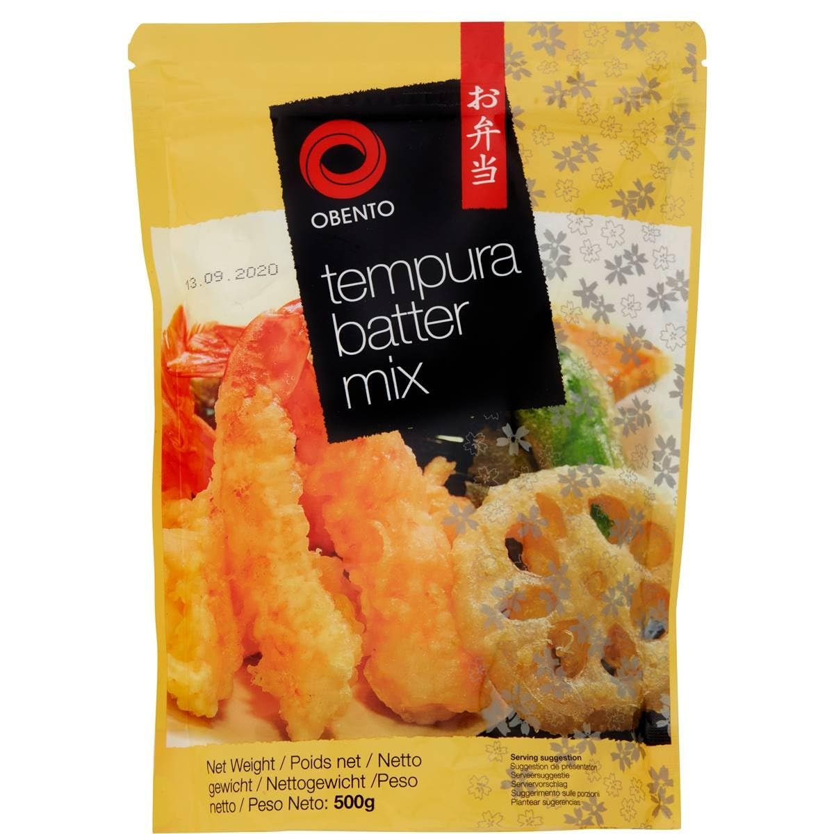 Tempura Batter Mix Tempura Back-Frittiermischung, 500 Gramos Mezcla para hornear y cocinar Naty Shop 500G