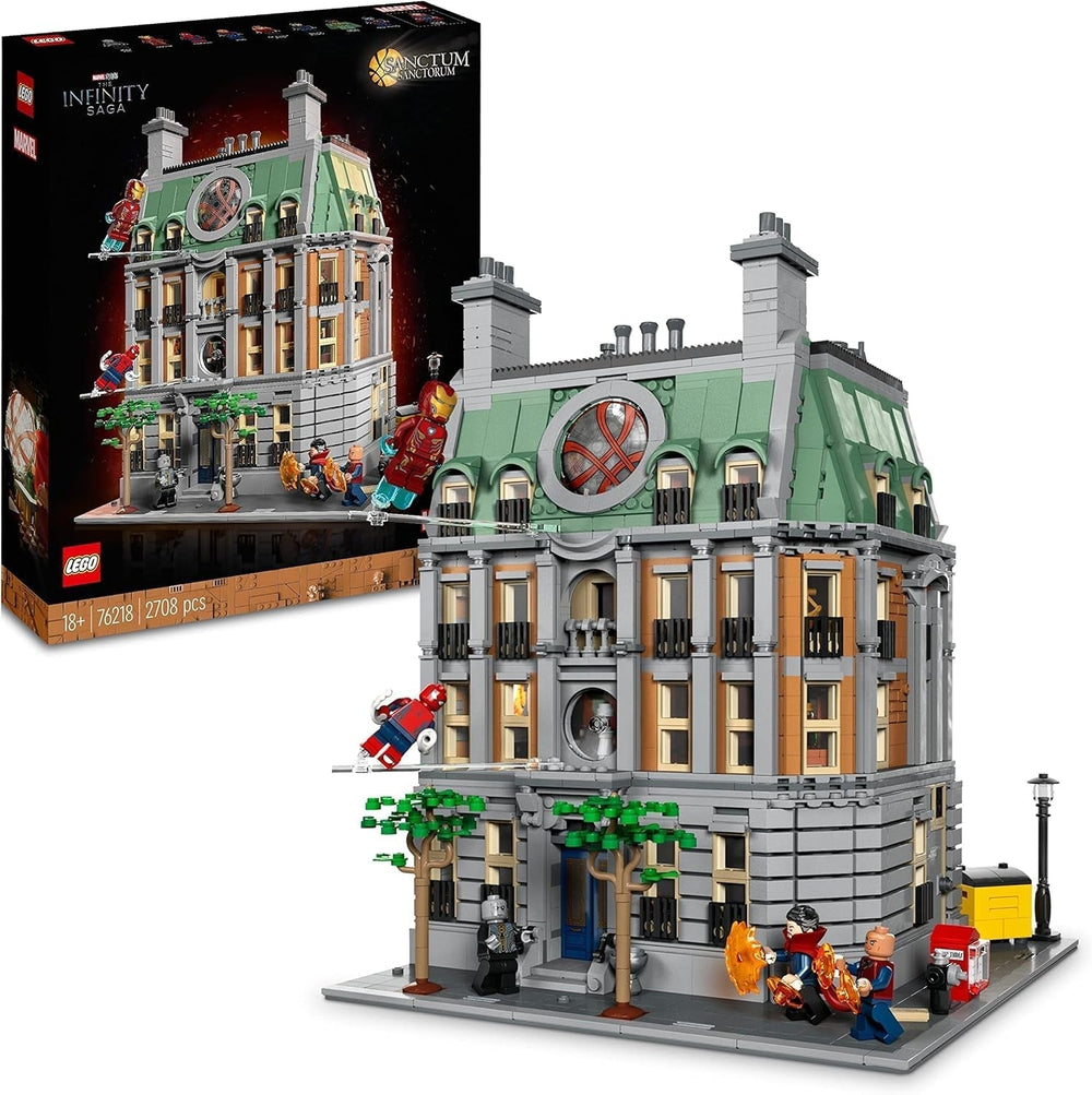 LEGO Marvel Sanctum Sanctorum Juego de construcción modular de 3 niveles con minifiguras de Doctor Strange y Iron Man Avengers: Endgame Toy House Fan Coleccionable Great Room Decor 76218 Juegos de construcción Besuche den LEGO-Store Single